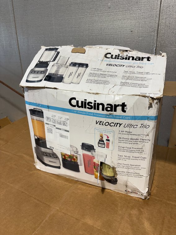 Cuisinart Velocity Ultra Trio 1HP Motor Blender Food Processor