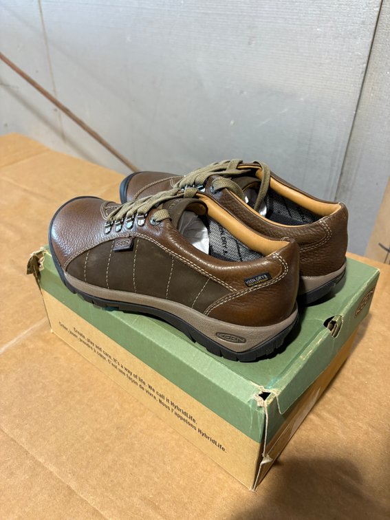 KEEN Presidio Waterproof Hiking Sneakers Brown Women's Size 10