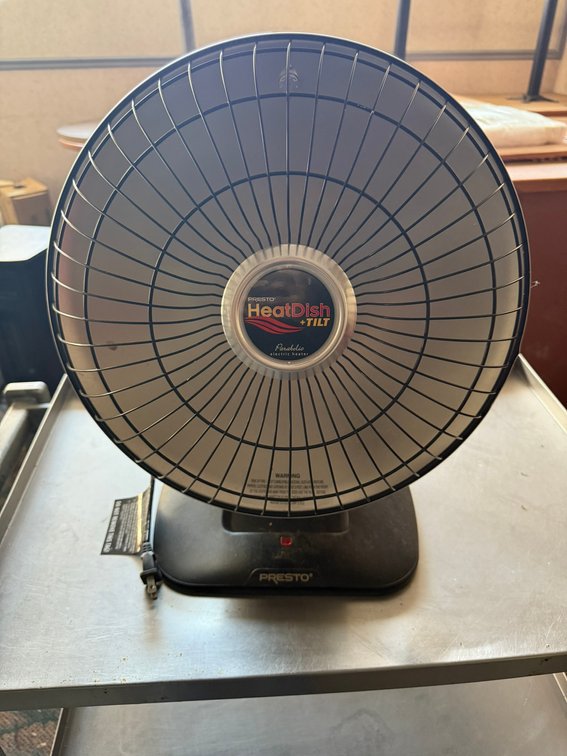 Presto HeatDish+Tilt Parabolic Electric Heater 
