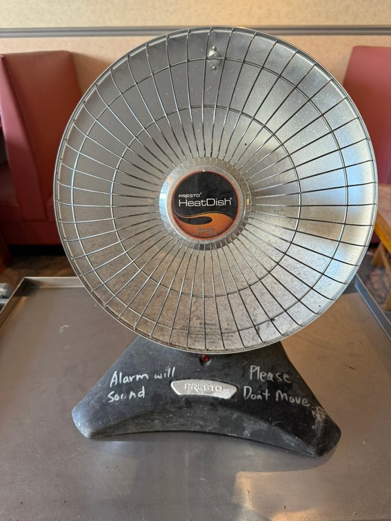 Presto HeatDish Parabolic Electric Heater 