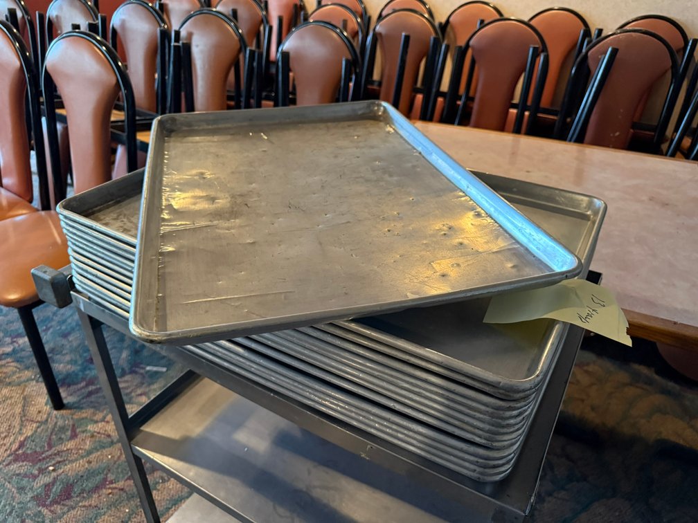(13) Aluminum Full Size Sheet Pans