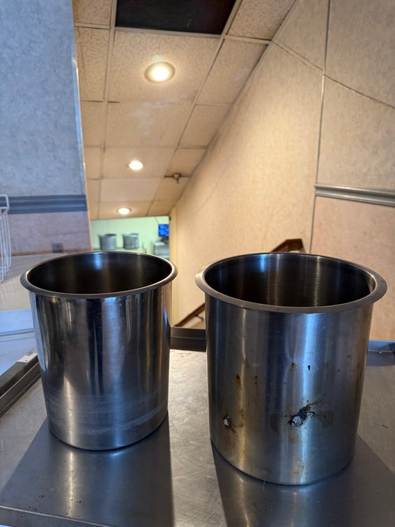 (2) Stainless Steel Soup Chafers