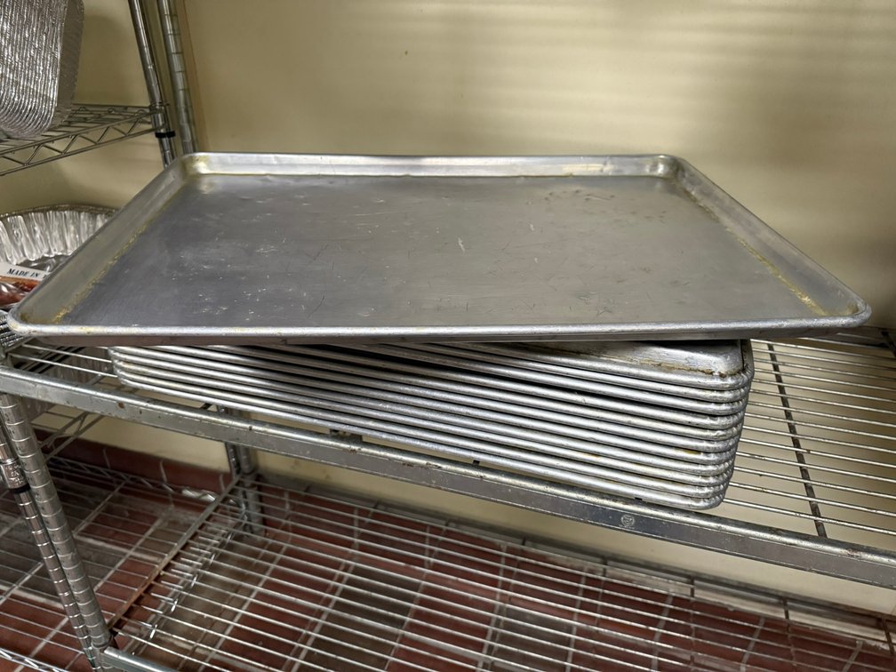 Lot of 12, Full Size Sheet Pans, One Price for All 12