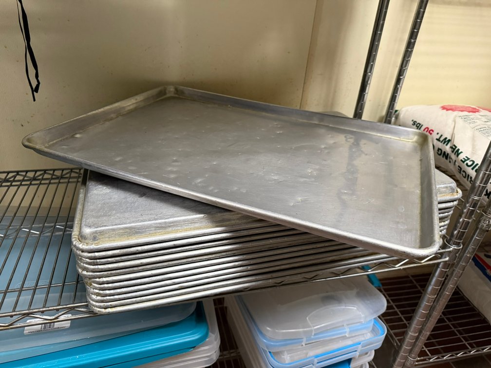 Lot of 12, Full Size Sheet Pans, One Price for All 12