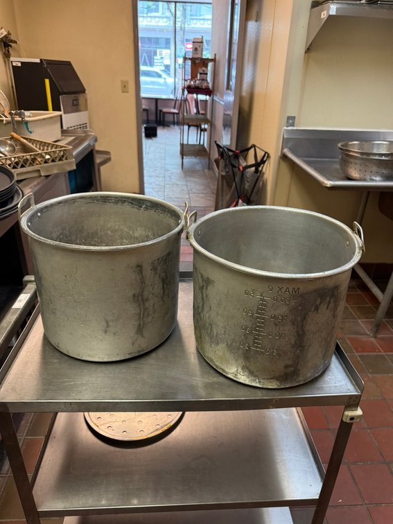(2) Stock Pots