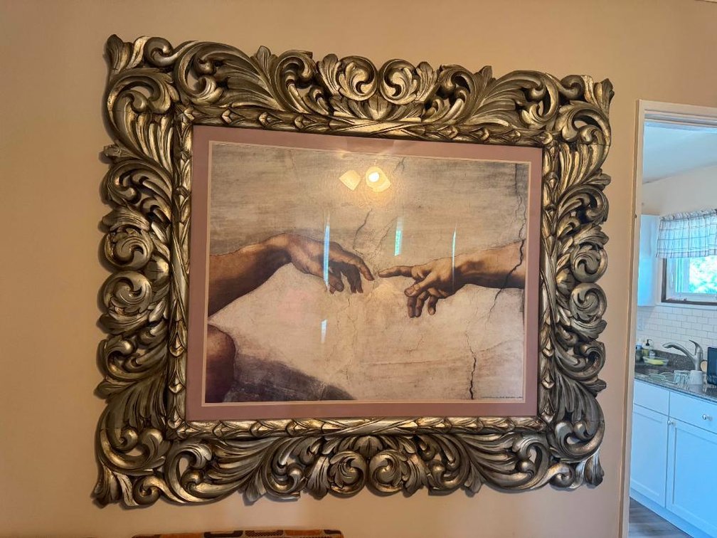 Artwork by Ediposter, Printed in Italy, EP/1276 Michelangelo - La Creaz, 56in x 46in, Framed Under Glass