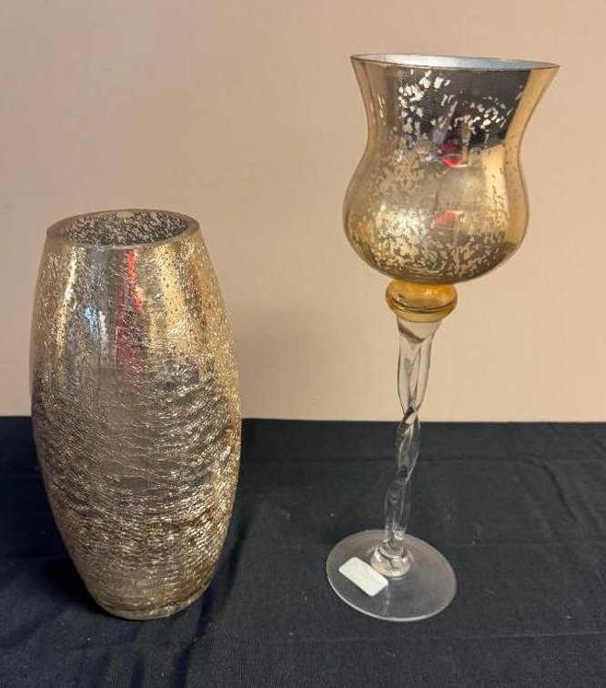 Decorative Challis and Vase