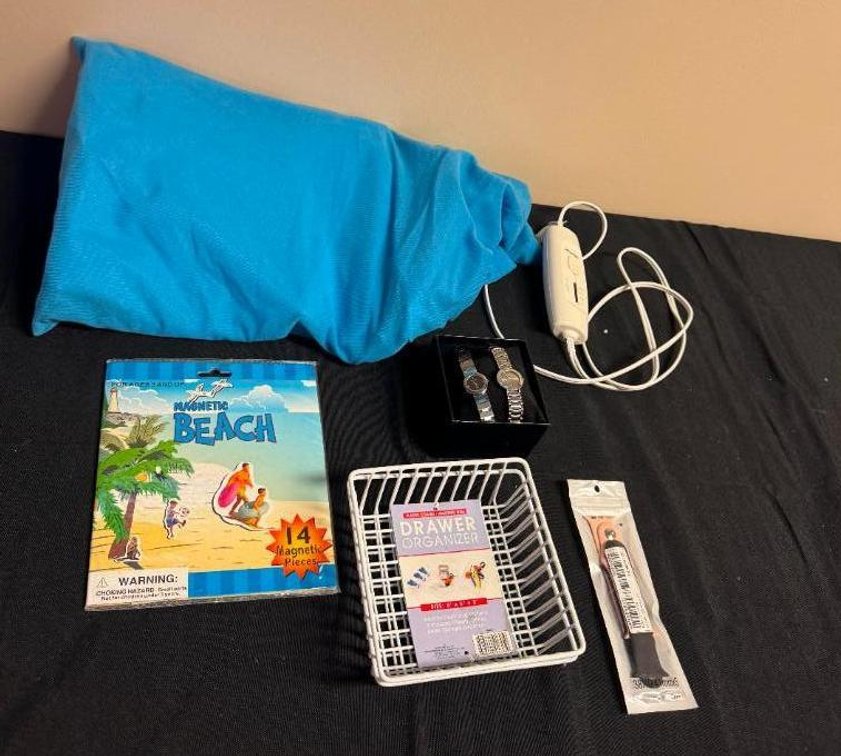 Heating Pad, Watches, Drawer Organizers, Magnetic Beach, 
