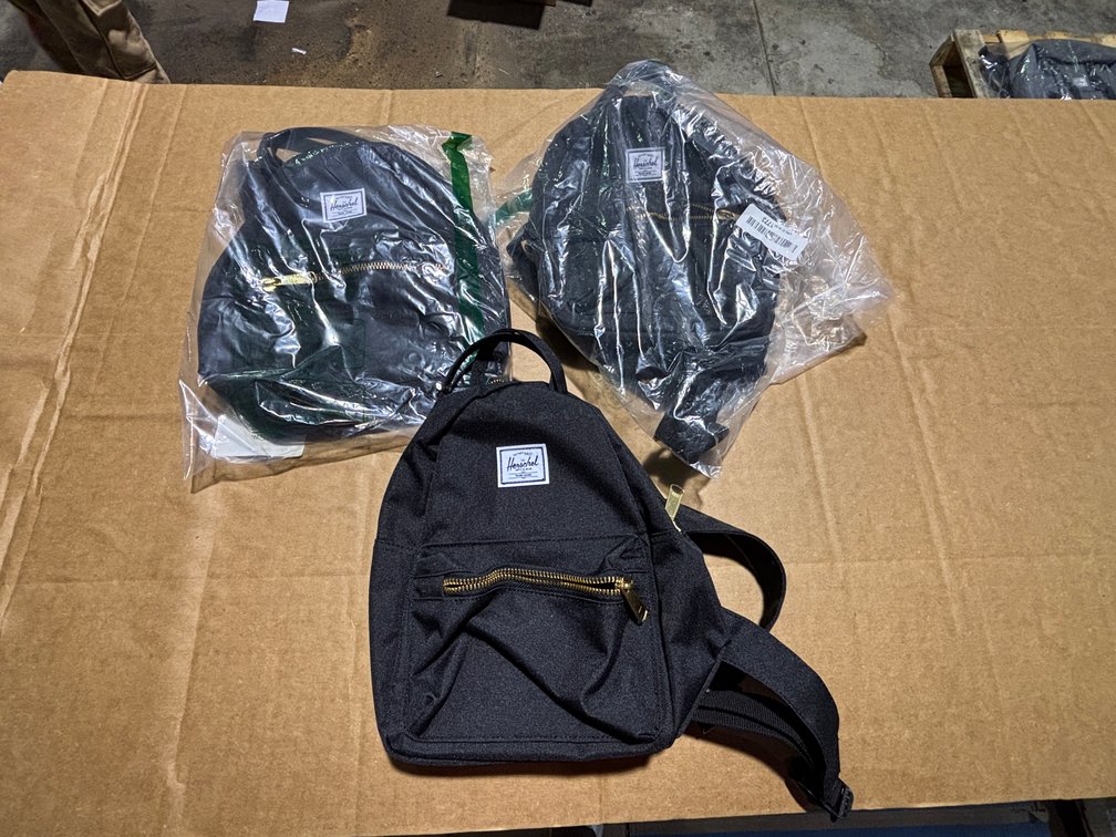 (3) Herschel Mini Backpacks Black