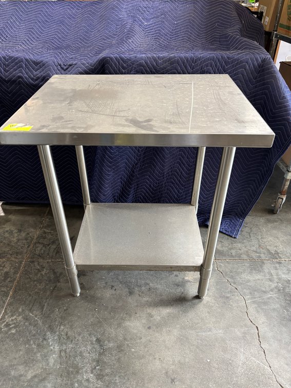 Stainless Steel Prep Table w/ Under Shelf 24" x 24" x 34"