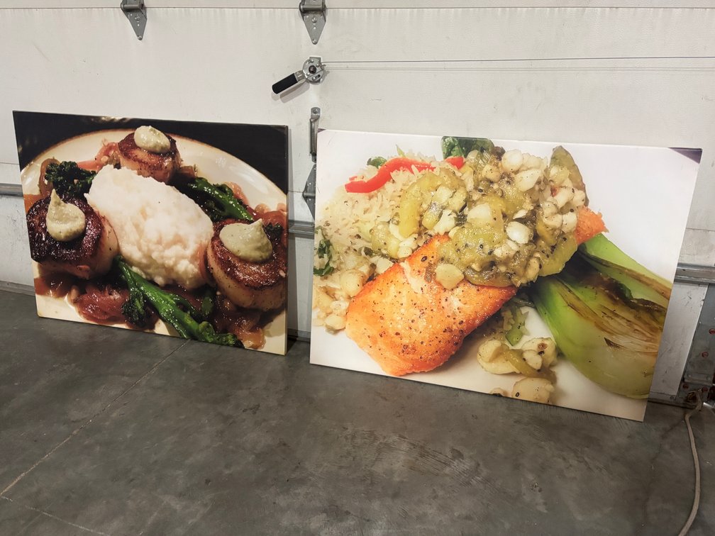 Lot of 2 Canvas Wall Art