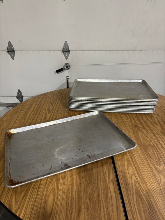 (12) Full Size Sheet Pans 