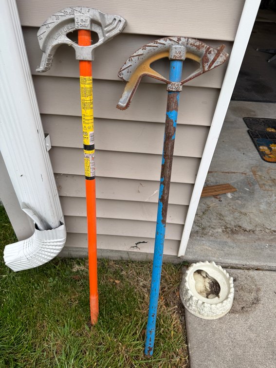 Lot of 2 Conduit Benders, ea. 1/2in