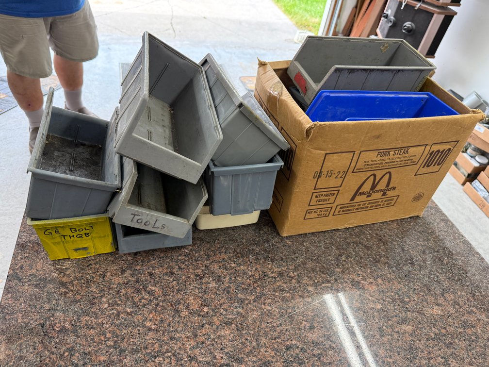 Cambro Organizer Containers - Perfect for Separating and Sorting Hardware