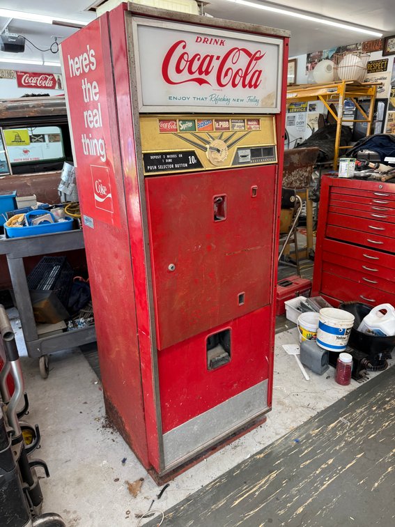 Vintage 1950's/60's Coin-Op Westinghouse Coca-Cola Soda Pop Vending Machine Model: WC-78-MD