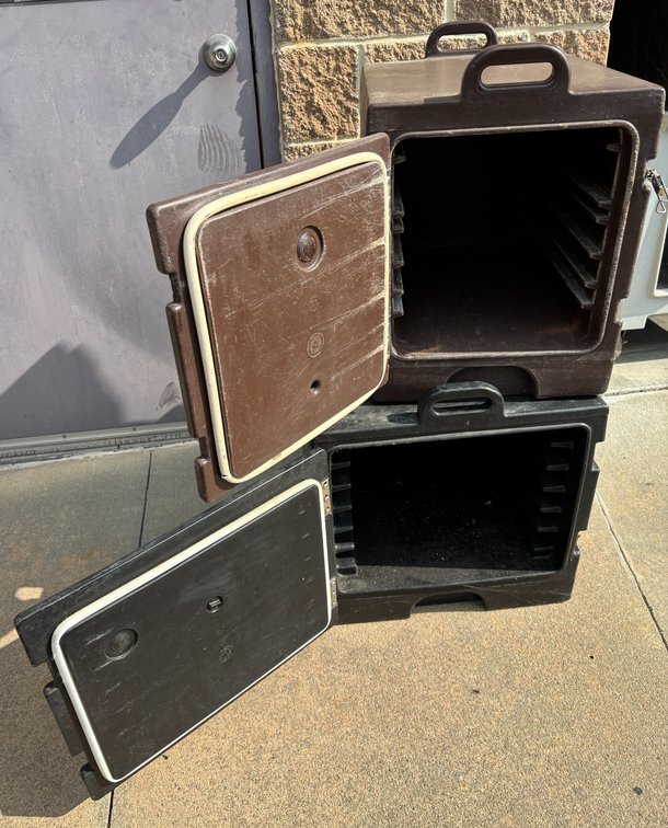 Lot of 2 Cambro Insulated Food Carriers