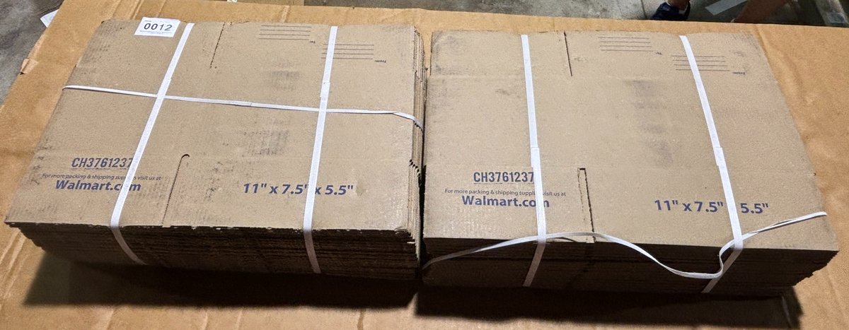 Lot of 2 Bundles, Shipping Boxes, 11in x 7-1/2in x 5-1/2in