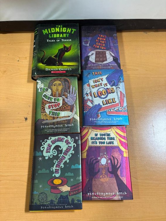 Six Books, Pseudonymous Bosch, Damien Graves