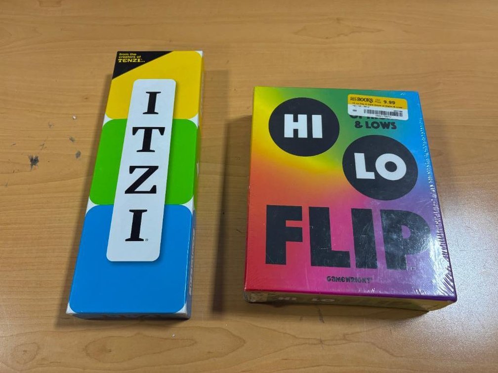 Games, ITZI and Hi Lo Flip