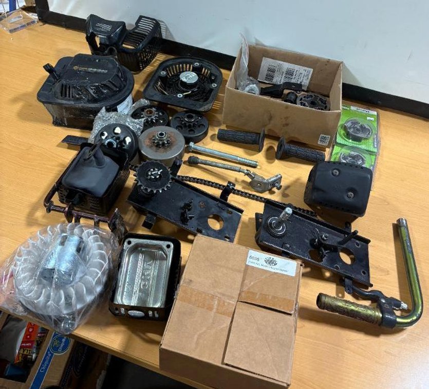 Various New and Restored Motorcycle Parts