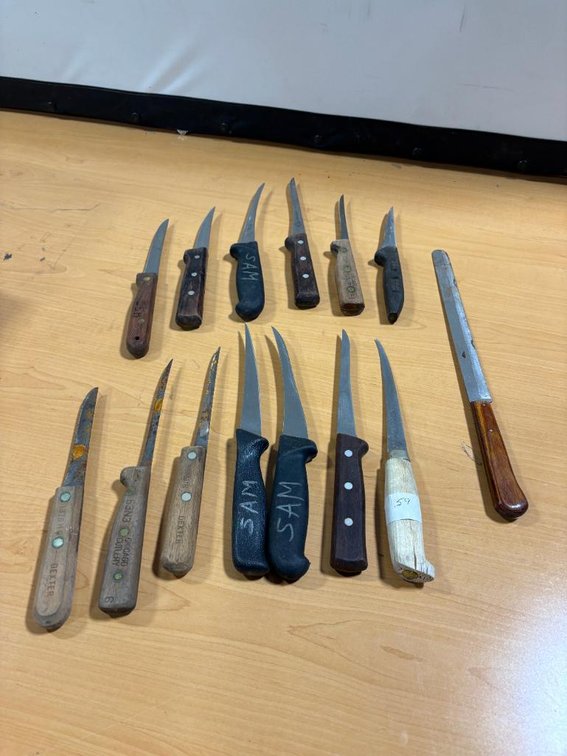 Vintage Chicago Cutlery and Dexter Butchers Knives