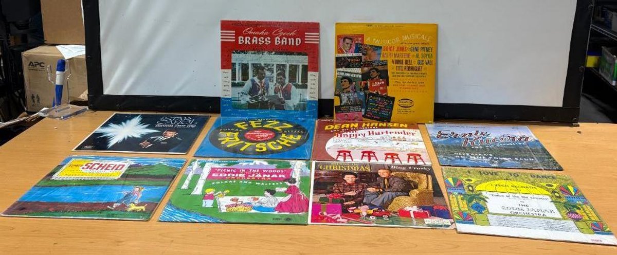Ten 33rpm Vinyl LP Records