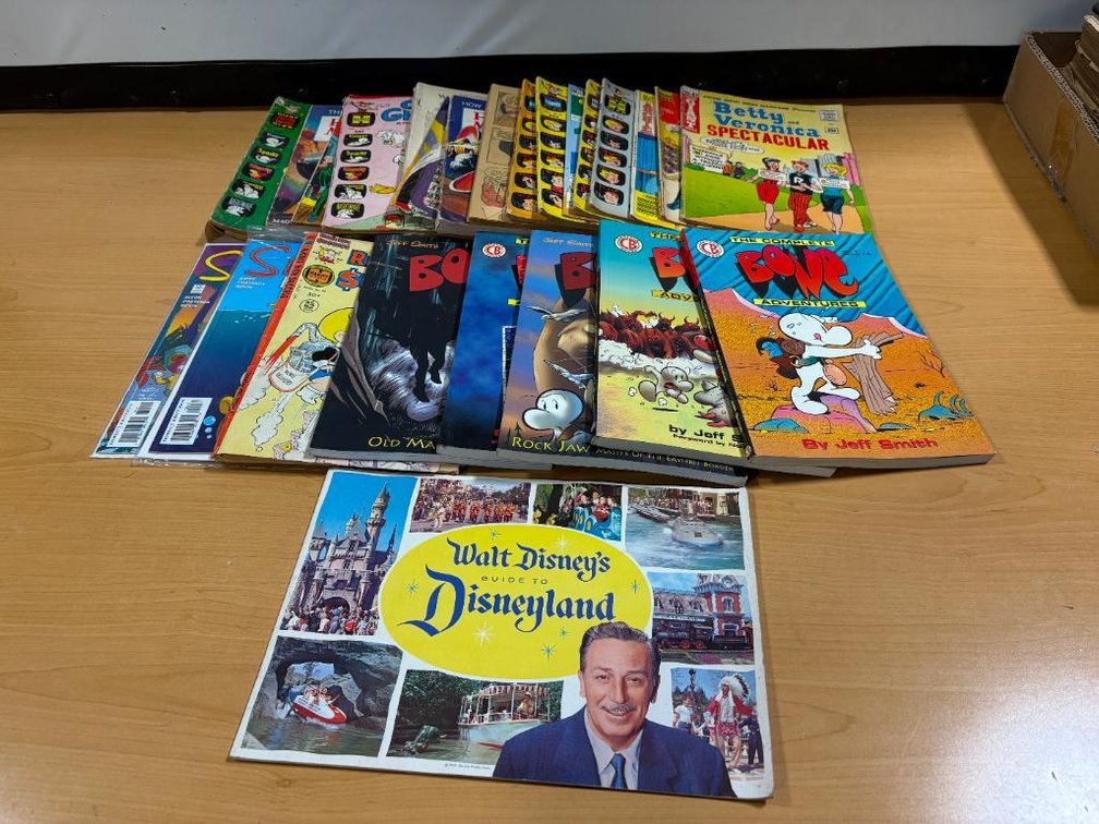 Vintage Comic Books, Walt Disney's Disneyland 33rpm LP Record