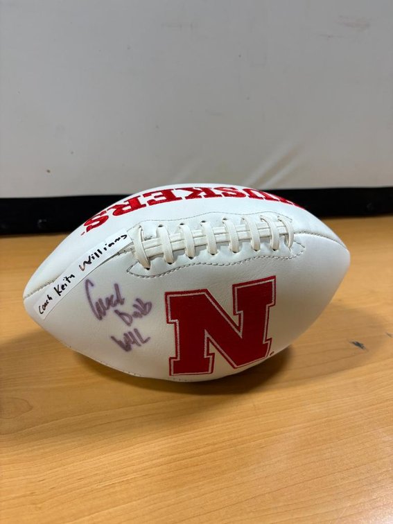 Nebraska Cornhuskers Signed Football
