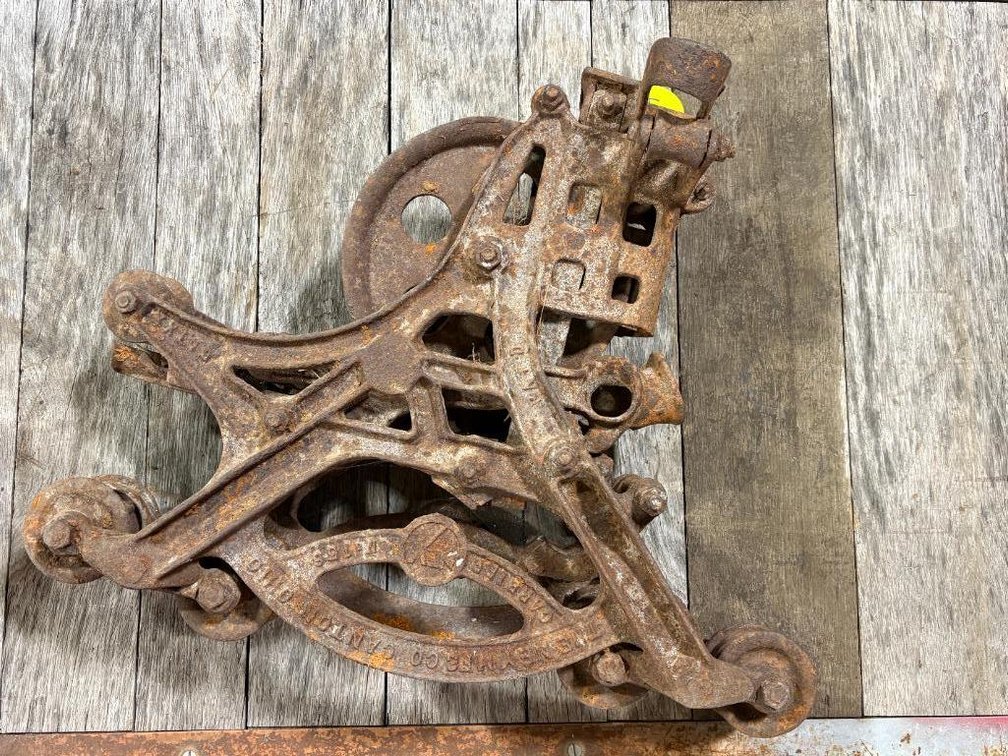 The Nev Mfg. Co. No. 158 Hay Trolley
