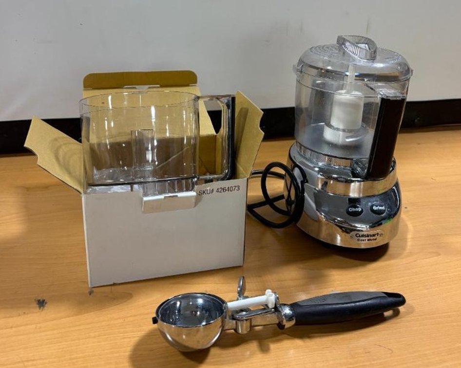 Cuisinart Food Processor, Ice Cream Scoop