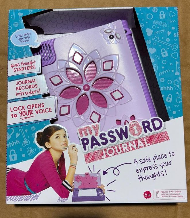 Mattel My Password Journal with Voice Activated Lock 