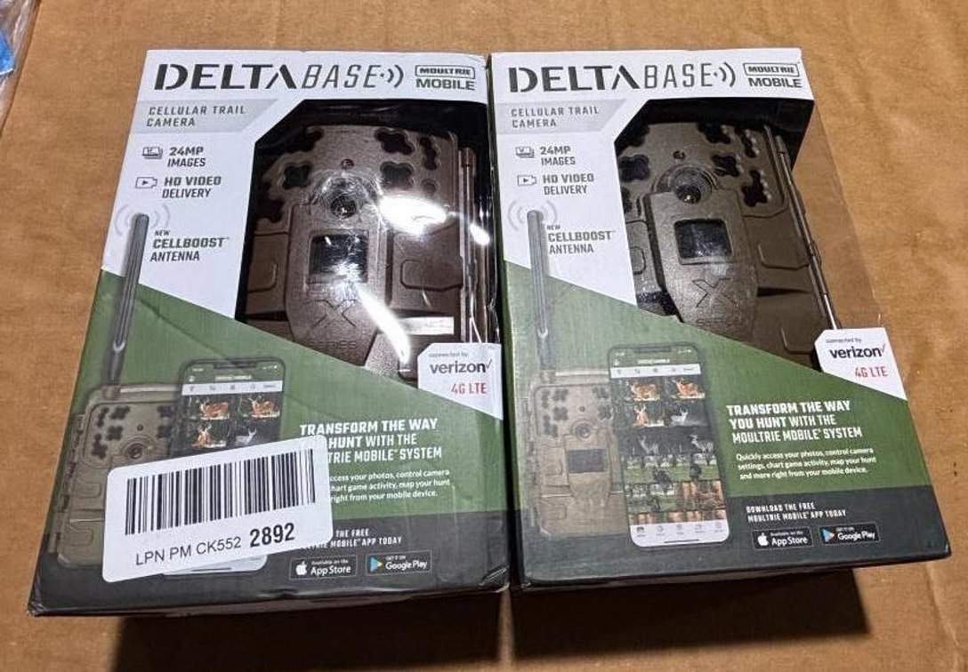 (2) Delta Base Cellular Trail Cameras