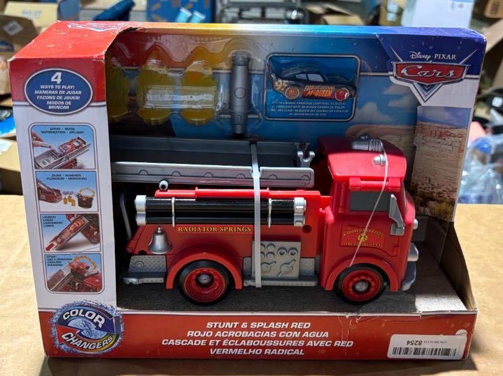 Disney Pixar Cars Stunt & Splash Redd Fire Truck Toy