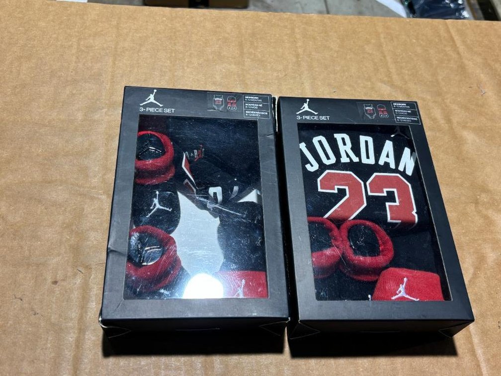 (2) Nike Air Jordan Baby Gift Sets 6-12 Months