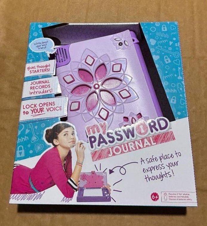 Mattel My Password Journal with Voice Activated Lock 