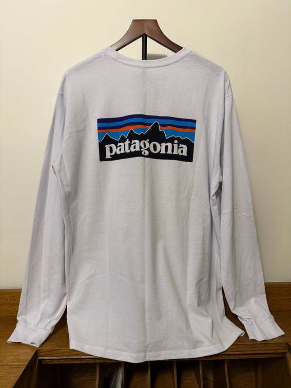 Patagonia Long Sleeve T-Shirt, Size XL Regular, Logos on Front & Back