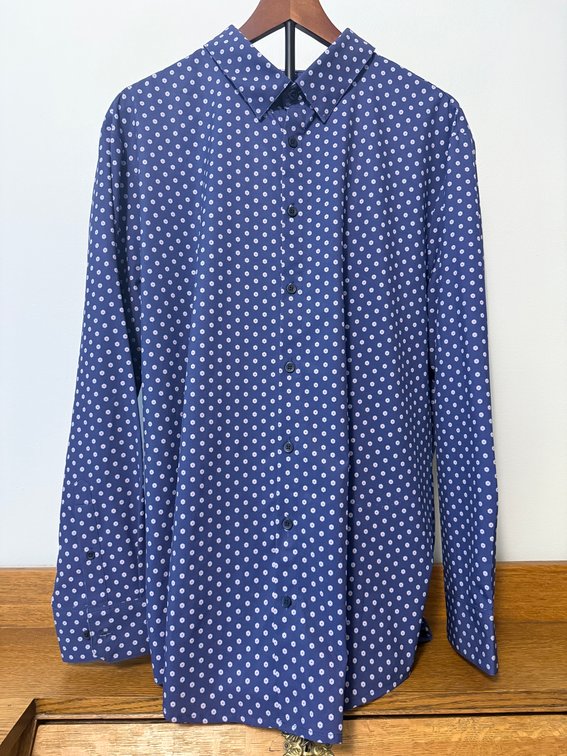 Mizzen+Main Leeward Long Sleeve Performance Dress Shirt, Size XL Classic, World's Best Dress Shirt