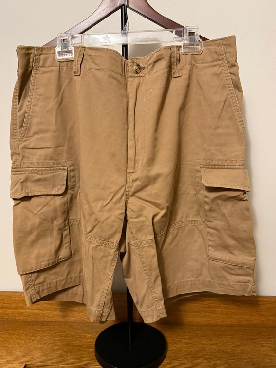 Polo Ralph Lauren Size 38 Relaxed Fit Khaki Cargo Shorts