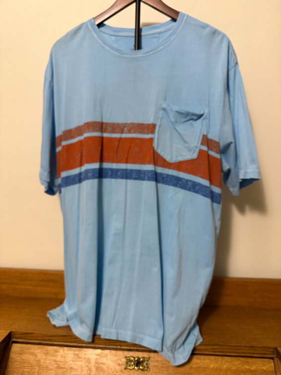 Johnnie-O Rollins Size XL T-Shirt w/ Pocket, JO Logo, Color: Niagara