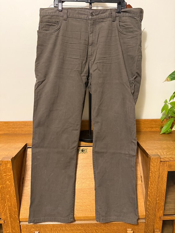 Carhartt Relaxed Fit Rugged Flex Canvas 5-Pocket Work Pant, Size 40 x 30 Pants