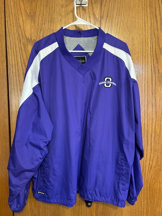 Omaha Central-Holloway Pullover, Size XXL, 100% Polyester, Good Condition