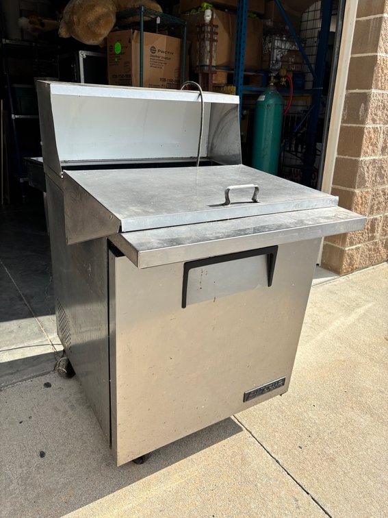 True Sandwich Prep Table Model TSSU-27-12M-C