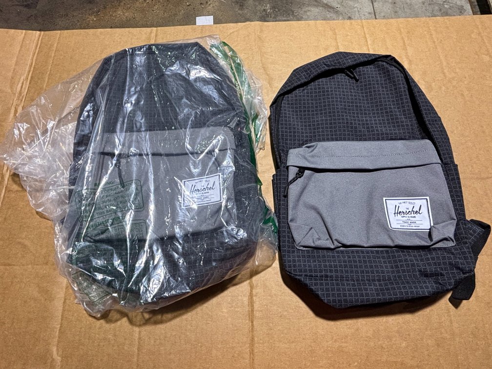 (2) Herschel Backpacks Black
