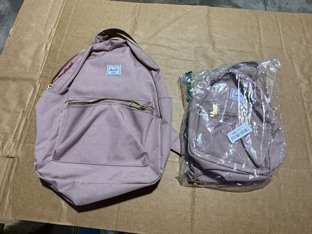 Lot of 2 Herschel Bags Ash Rose