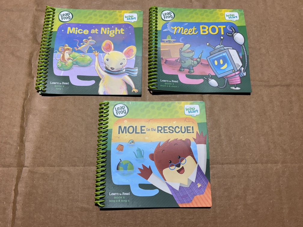 Lot of 3 Leap Frog Children's Books