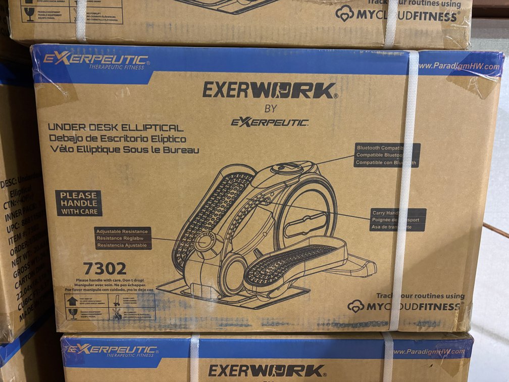 Exerpeutic Exerwork Under Desk Elliptical