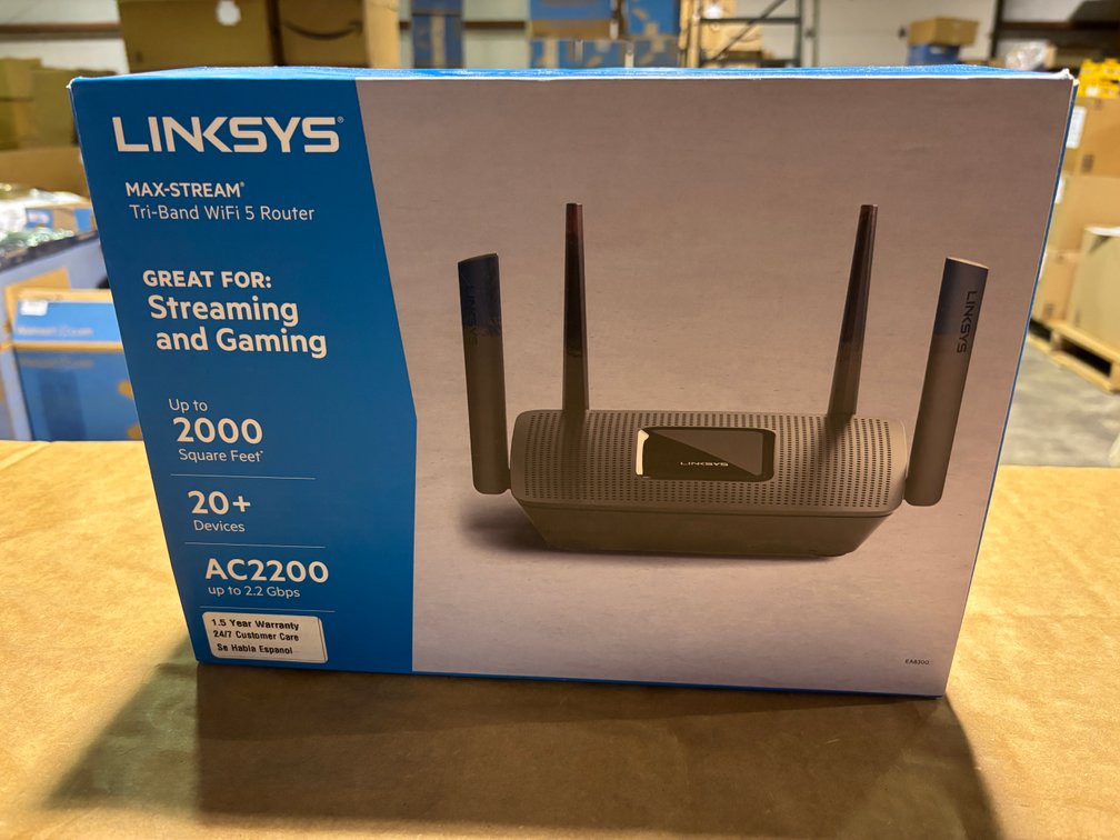 Linksys Max Stream Tri-Band Wifi 5 Router