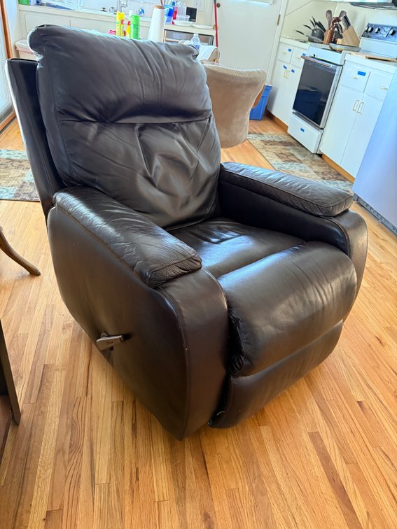 Pair, Dark Brown FlexSteel Rocker / Recliners