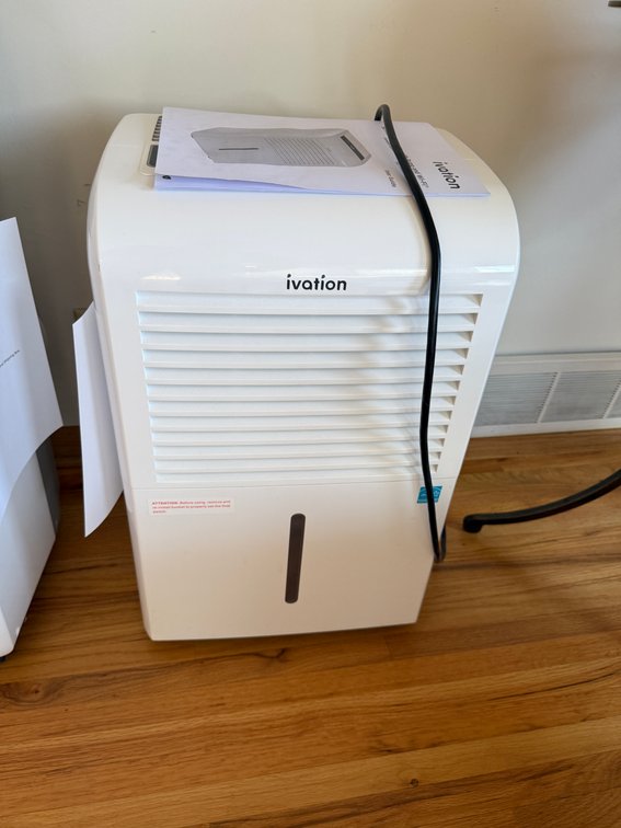 Ivation 50 Pint Dehumidifier w/ Pump & Wifi & App Controllable, On Casters
