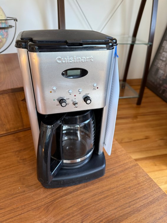 Cuisinart Coffee Maker, DCC-1200 Series, 12 Cup Capacity, LCD Clock, Programmable, Self-Cleaning